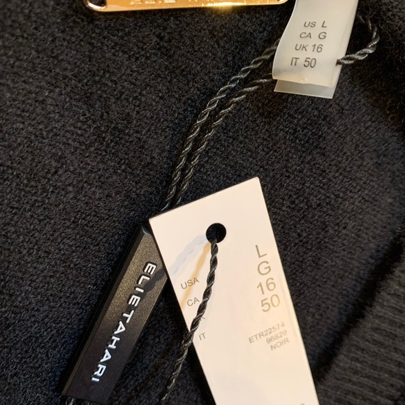 NWT Eli’s Tahari 100% Cashmere Sweater Dress - Picture 13 of 15